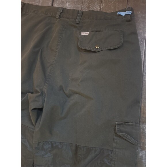 Landing Company Outdoor Cargo Pants Men’s 38 Olive Green Reinforced Nylon - Picture 7 of 7